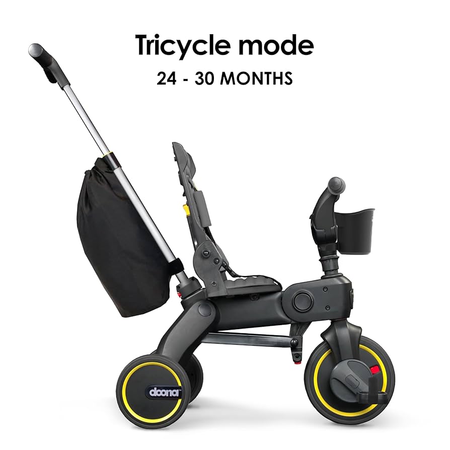doona Liki Trike S3 Premium 折りたたみ三輪車 リキ Liki Trike S3 - Grey Hound | Doona™ | 5 in 1 compact tricycle